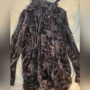 Stylish Women's Purple Long Sleeve Top